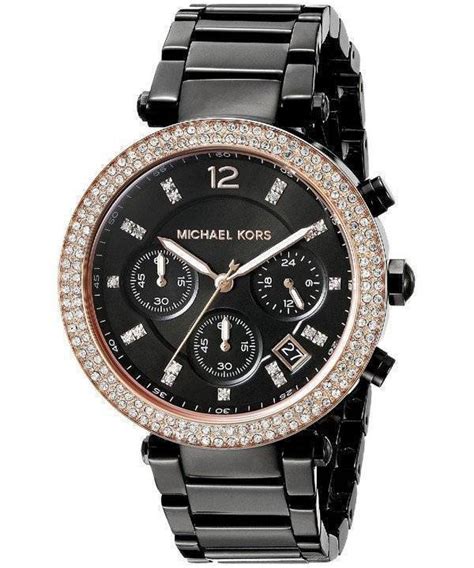 montre michael kors femme noire pas cher|michael kors original watch.